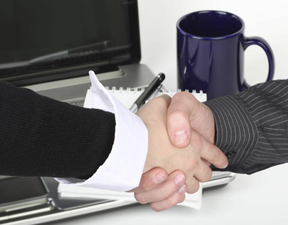 Foto din timpul unui interviu