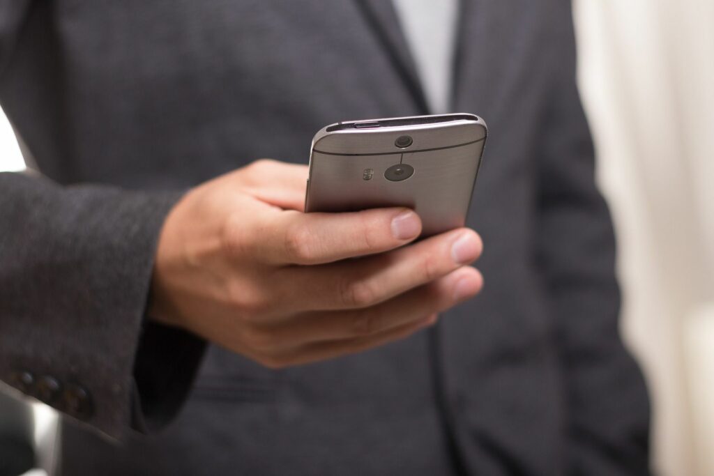 Foto telefon mobil