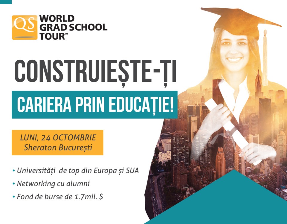 Universitățile de top îți dau întâlnire la QS World Grad School